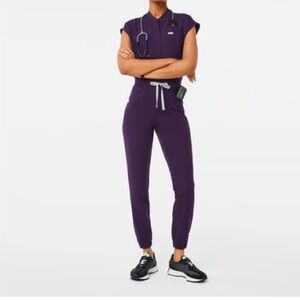 FIGS - Purple Jam 💜 Rafaela Cargo ScrubJumpsuit